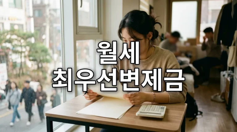 월세 최우선변제금
