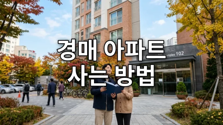 경매 아파트 사는 방법