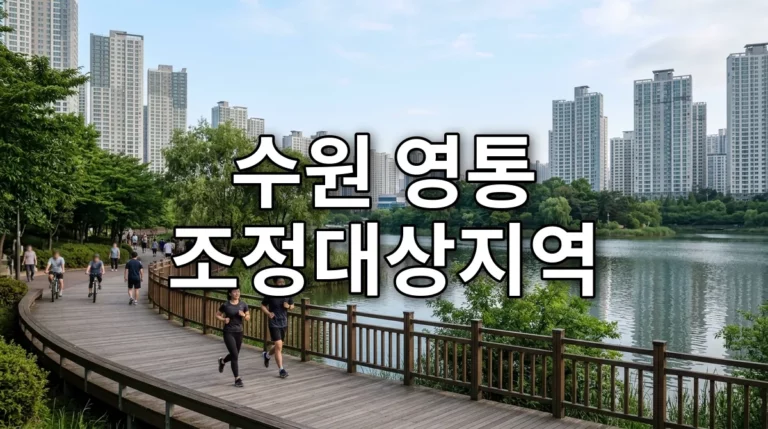 수원 영통 조정대상지역