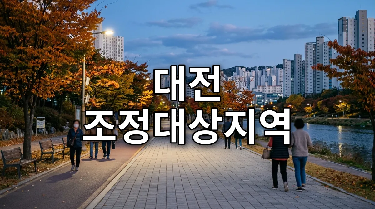 대전 조정대상지역