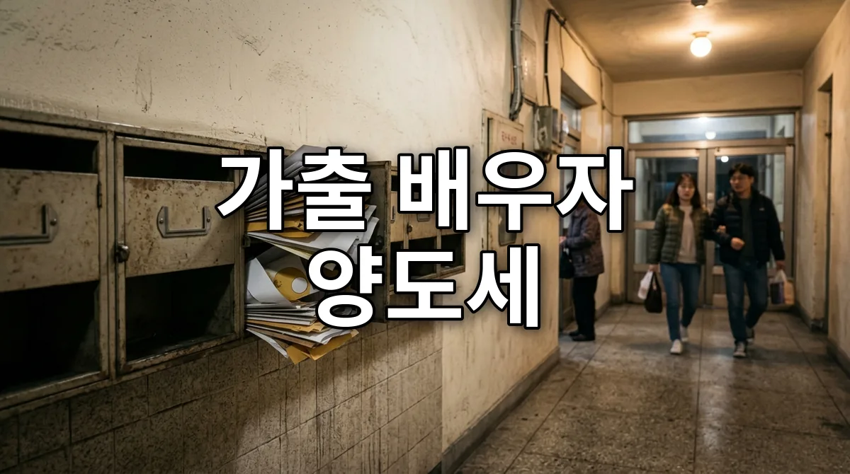 가출 배우자 양도세