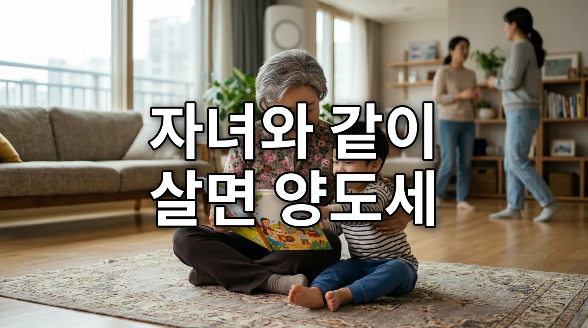 자녀와 같이 살면 양도세