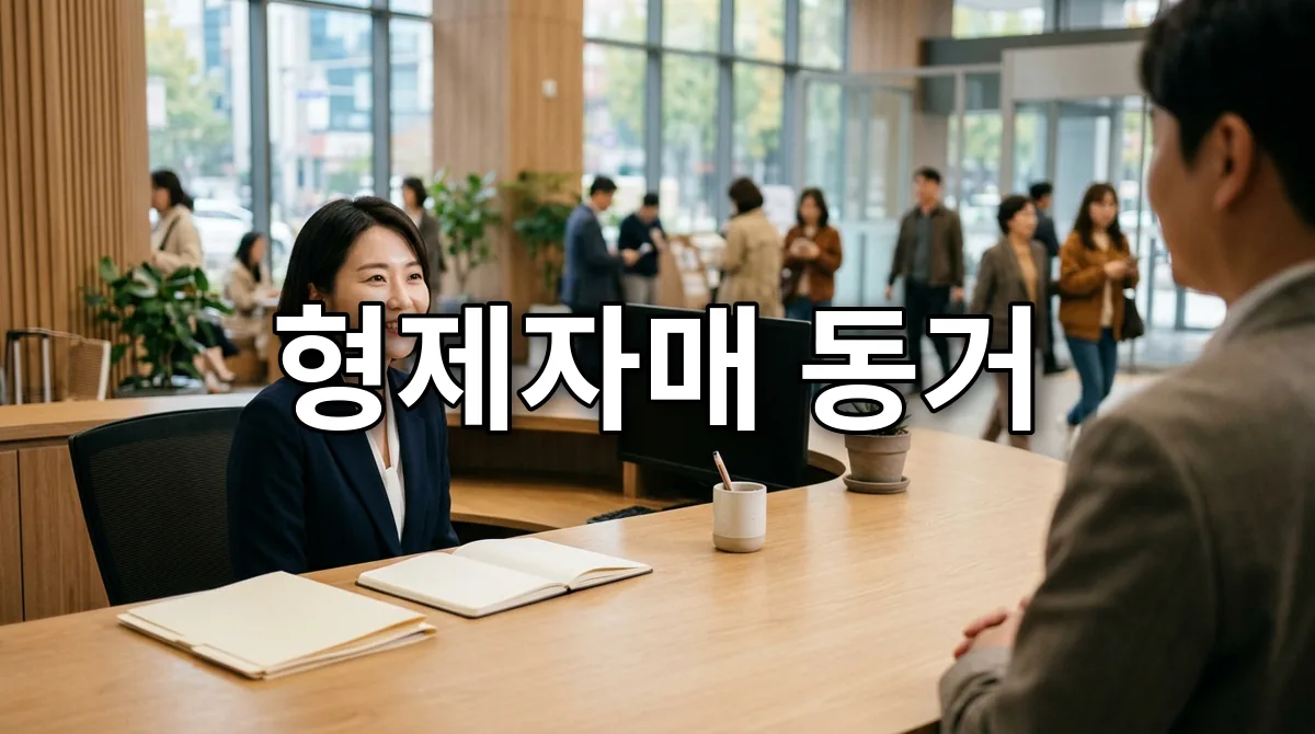 형제자매 동거