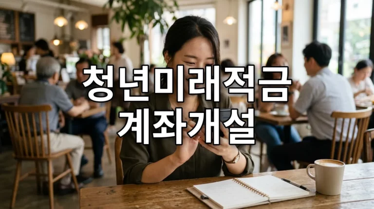 청년미래적금 계좌개설