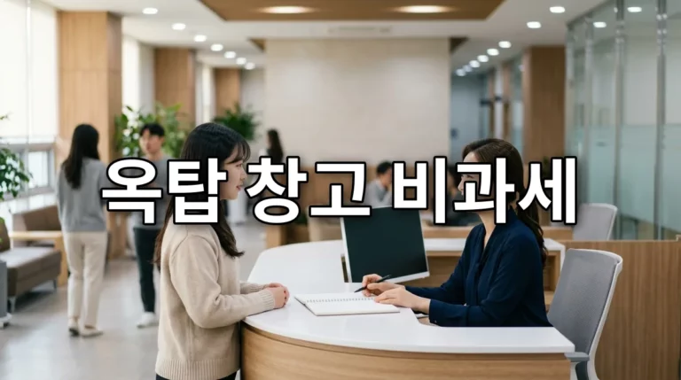 옥탑 창고 비과세