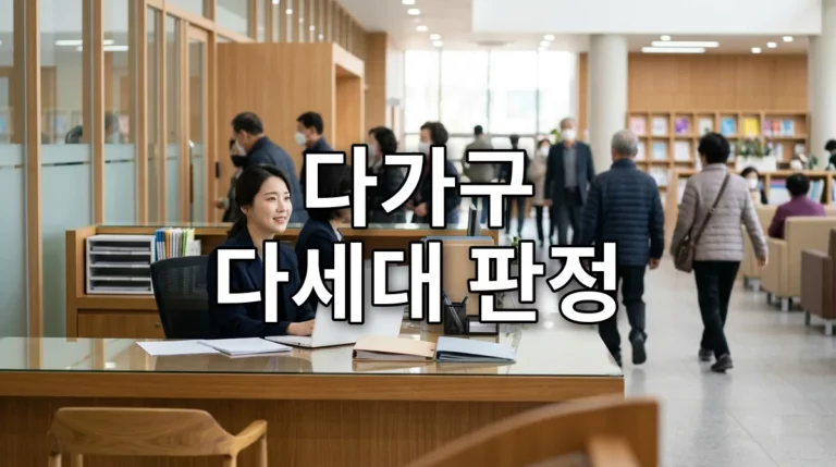 다가구 다세대 판정