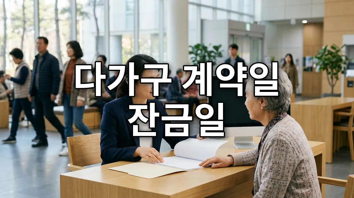 다가구 계약일 잔금일