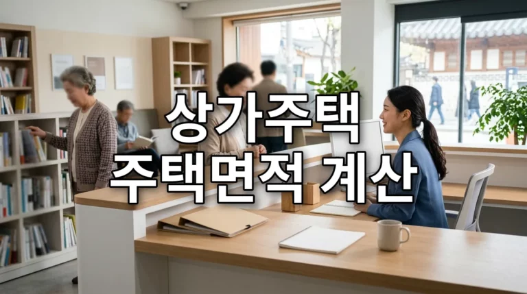 상가주택 주택면적 계산