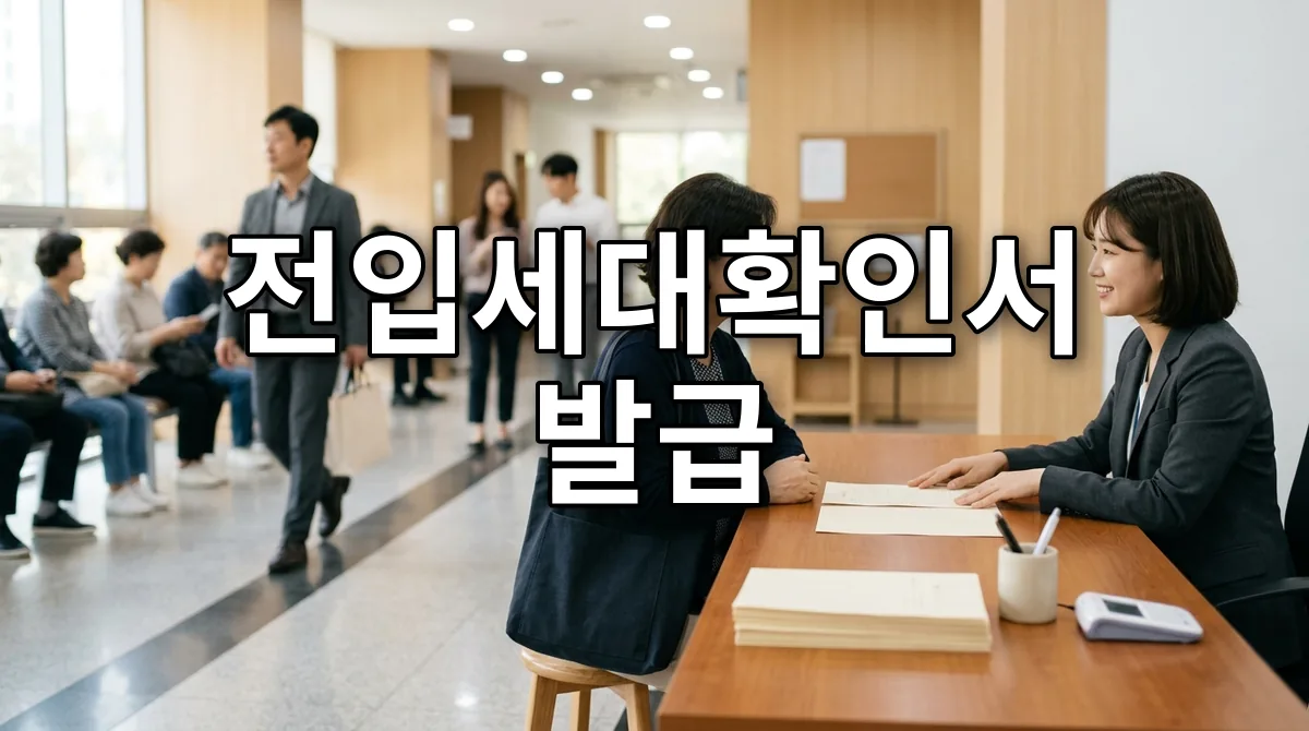 전입세대확인서 발급