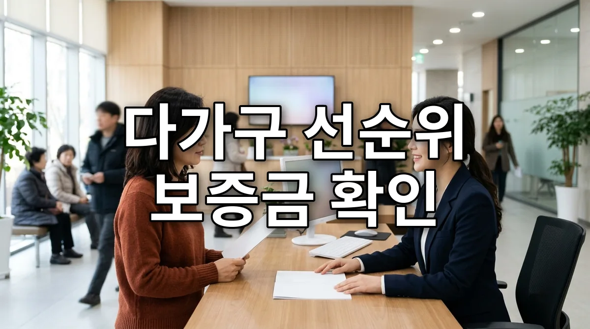 다가구 선순위 보증금 확인