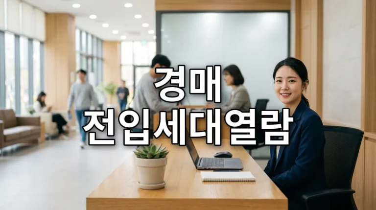 경매 전입세대열람