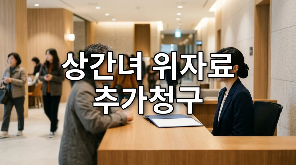 상간녀 위자료 추가청구