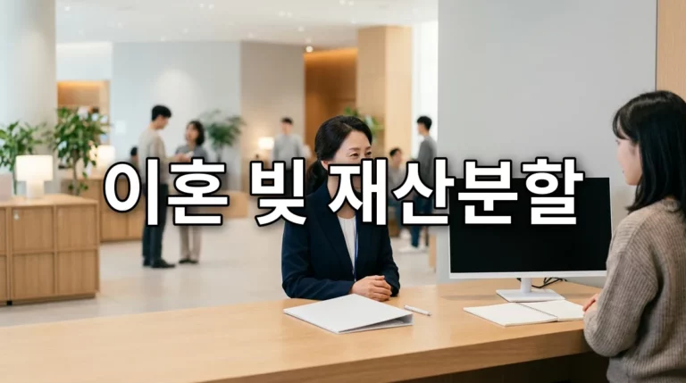이혼 빚 재산분할