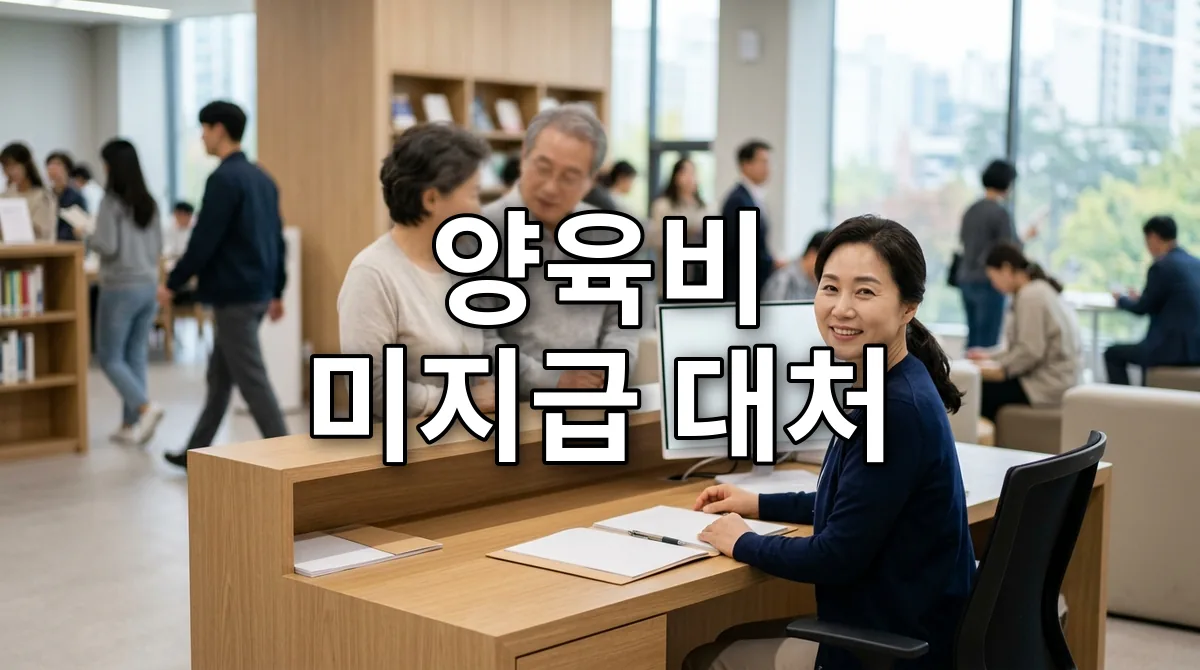 양육비 미지급 대처