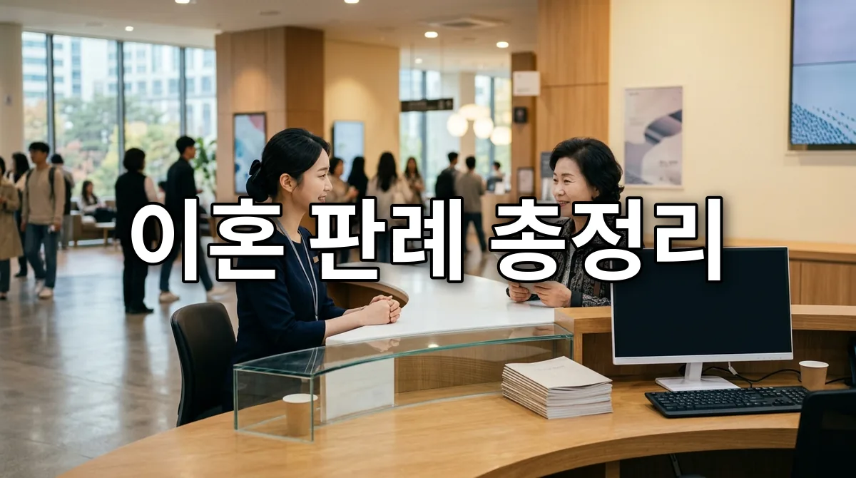 이혼 판례 총정리