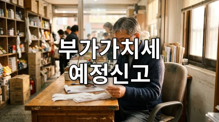 부가가치세 예정신고