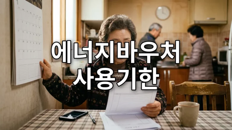 에너지바우처 사용기한