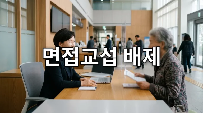 면접교섭 배제