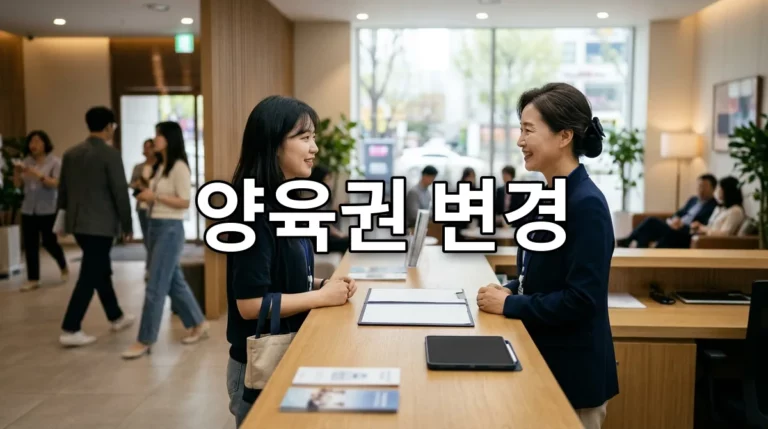 양육권 변경