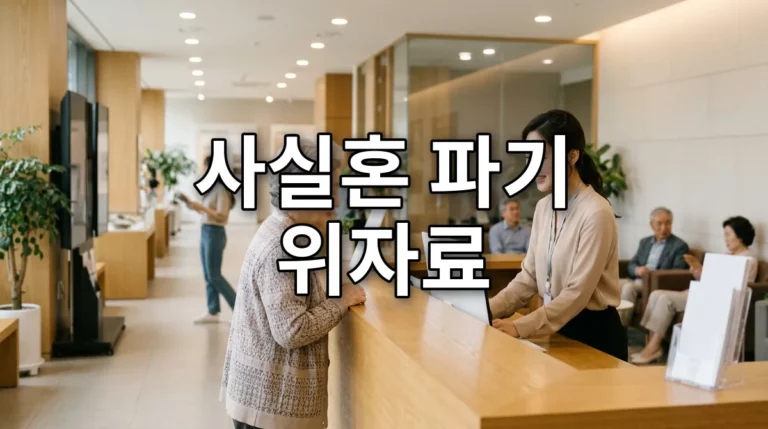 사실혼 파기 위자료