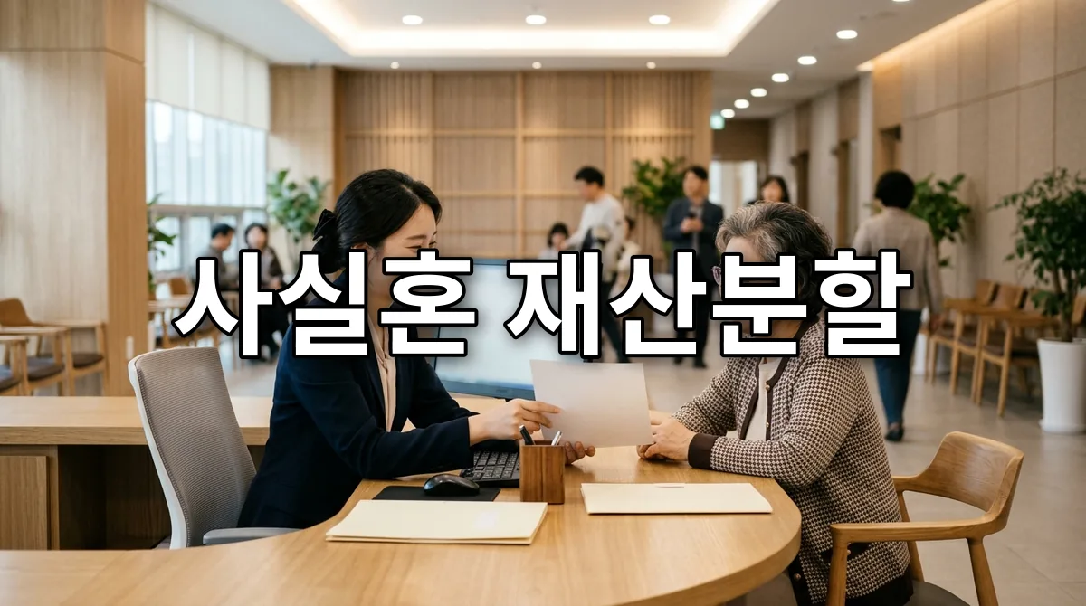 사실혼 재산분할
