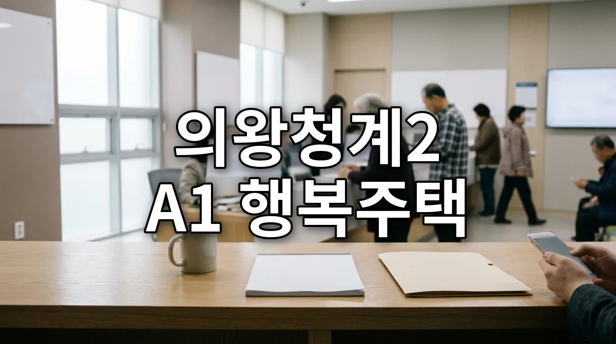 의왕청계2 A1 행복주택