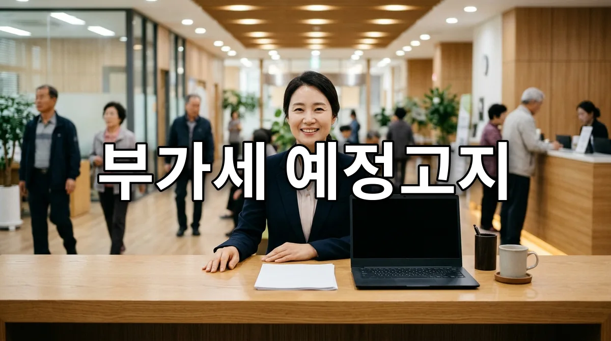 부가세 예정고지