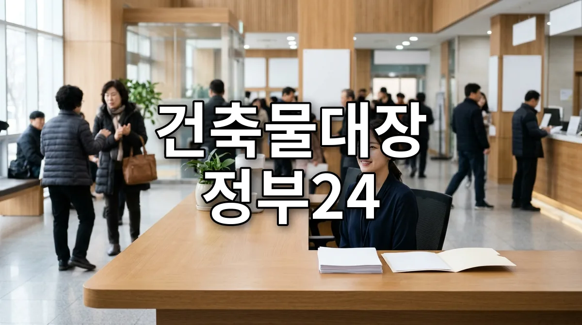건축물대장 정부24