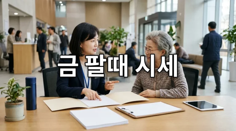 금 팔때 시세