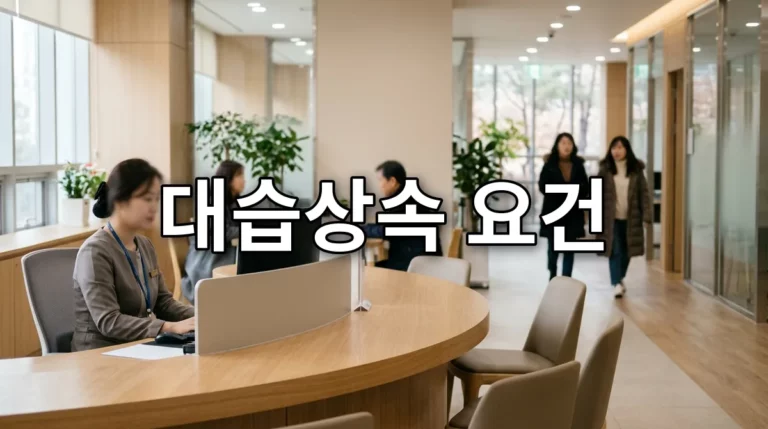 대습상속 요건