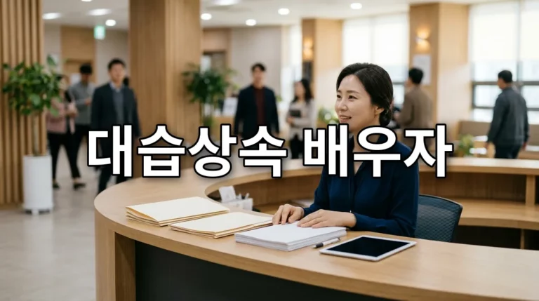 대습상속 배우자