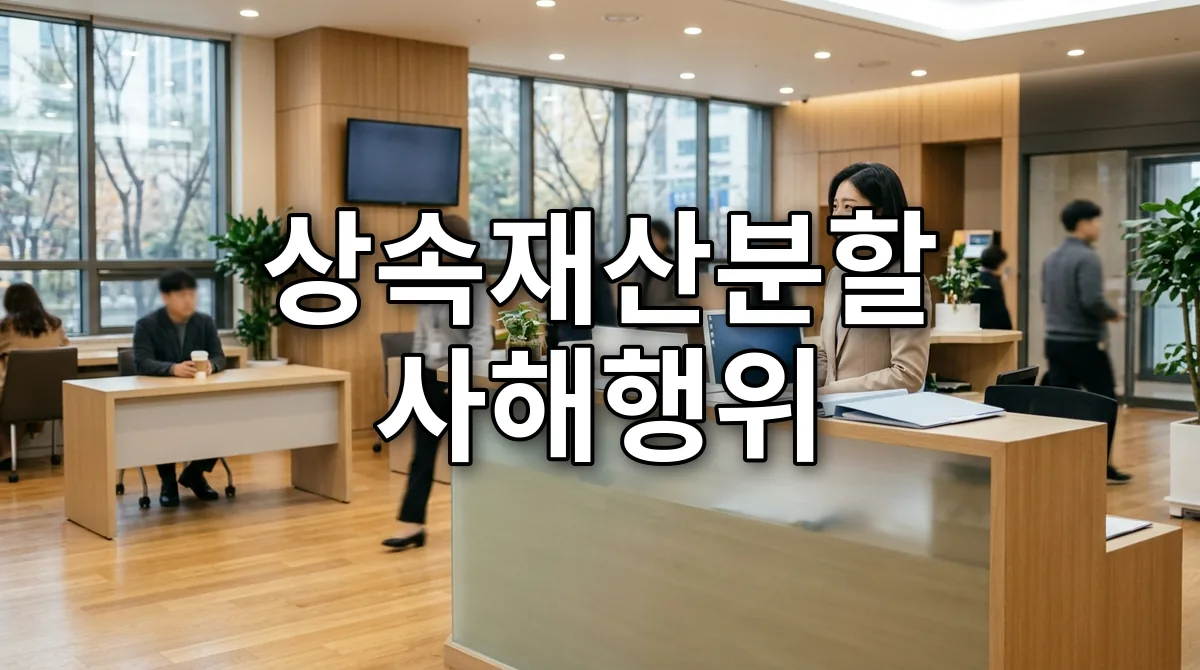 상속재산분할 사해행위