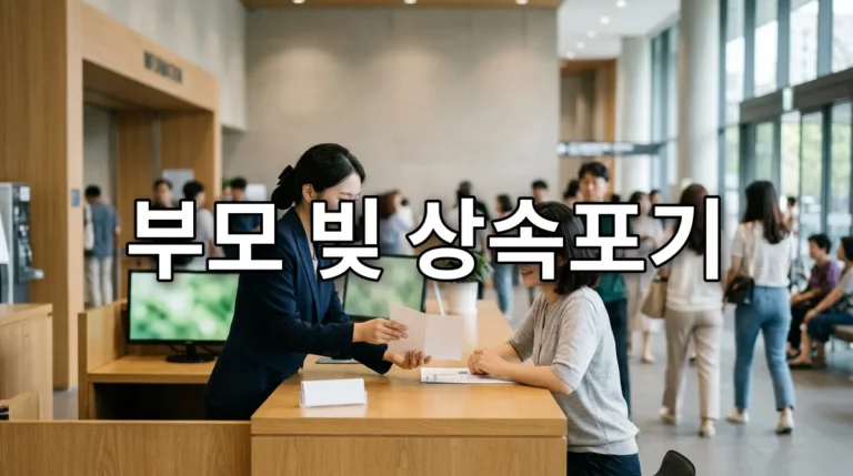 부모 빚 상속포기