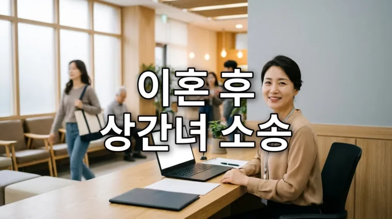 이혼 후 상간녀 소송