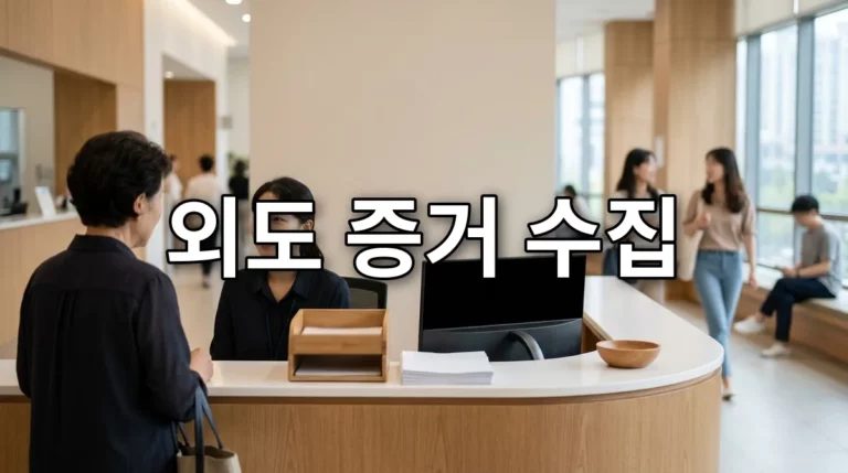 외도 증거 수집