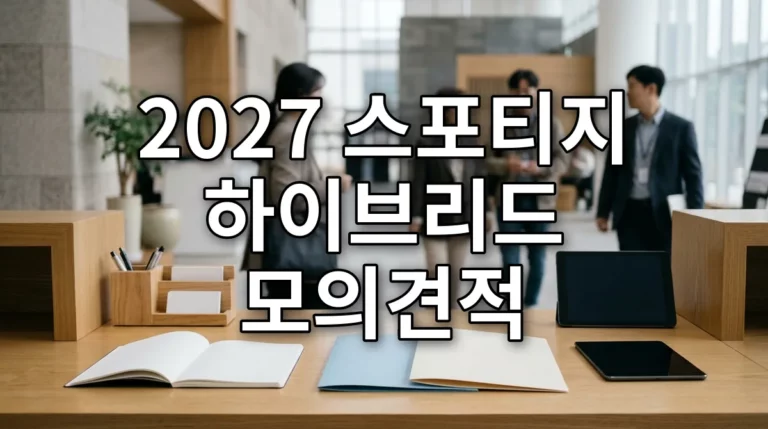 2027 스포티지 하이브리드 모의견적