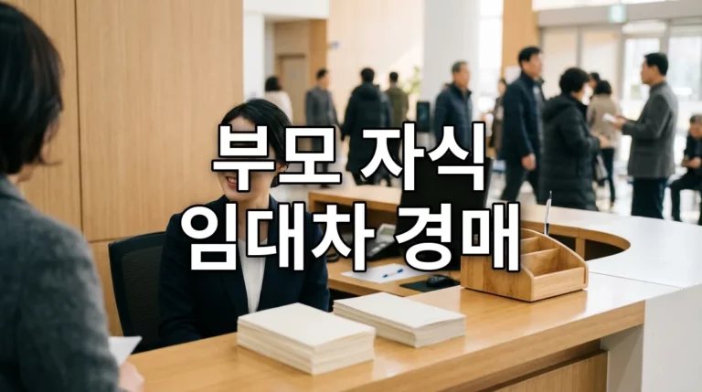 부모 자식 임대차 경매
