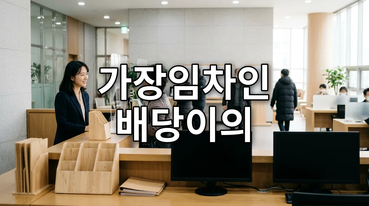 가장임차인 배당이의