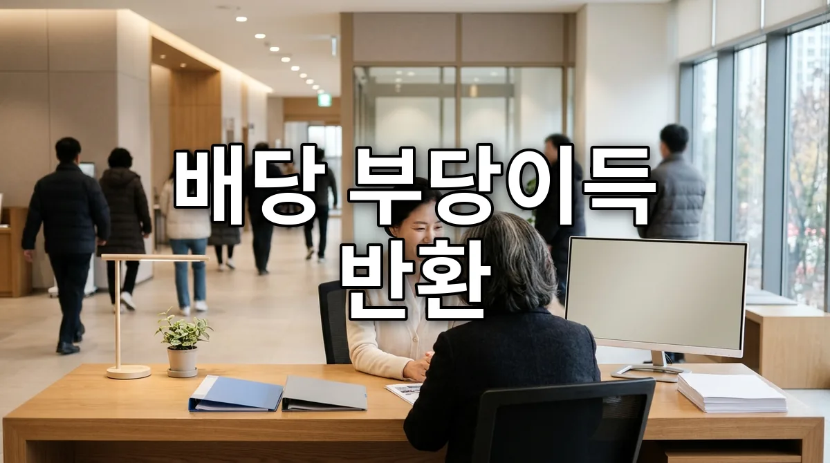 배당 부당이득 반환