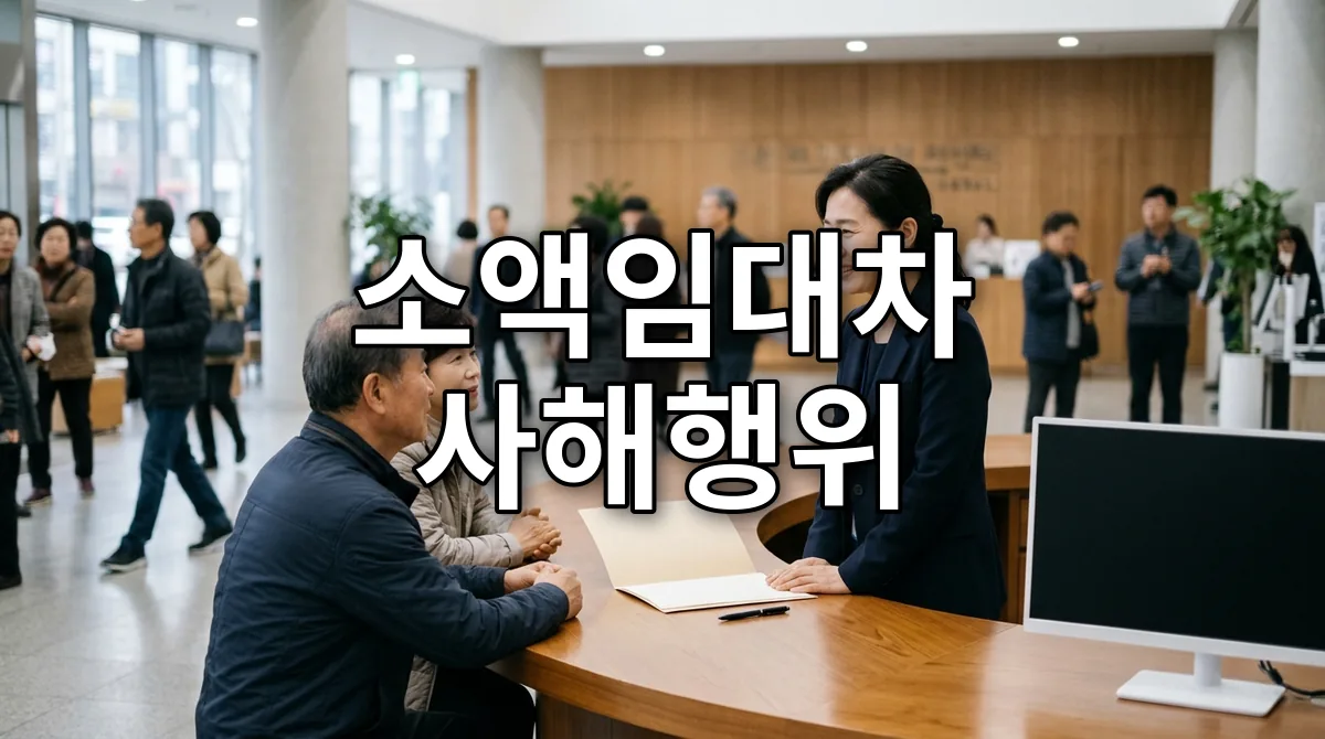 소액임대차 사해행위