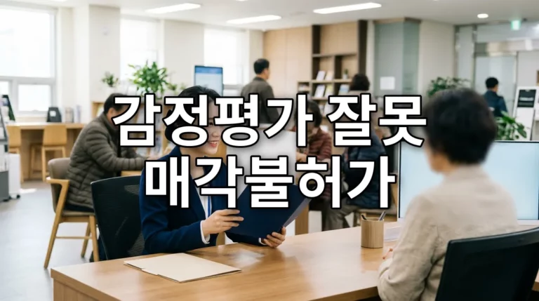 감정평가 잘못 매각불허가