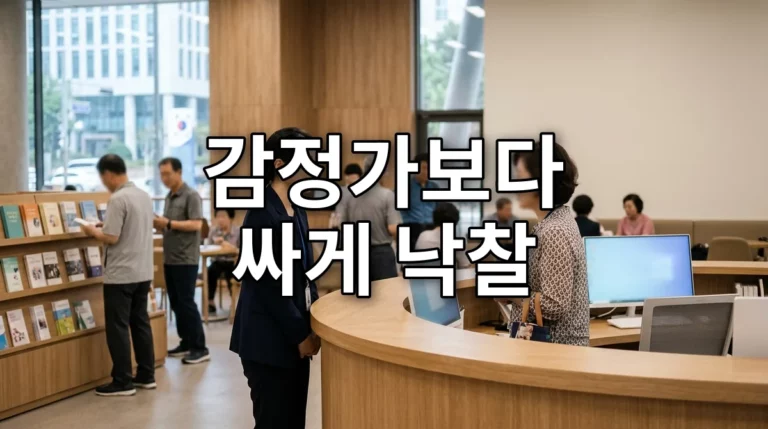 감정가보다 싸게 낙찰