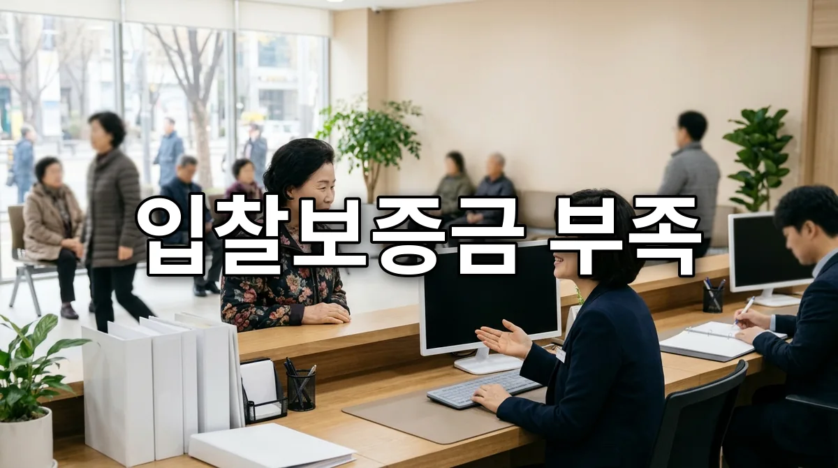 입찰보증금 부족