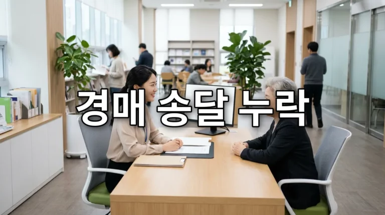 경매 송달 누락