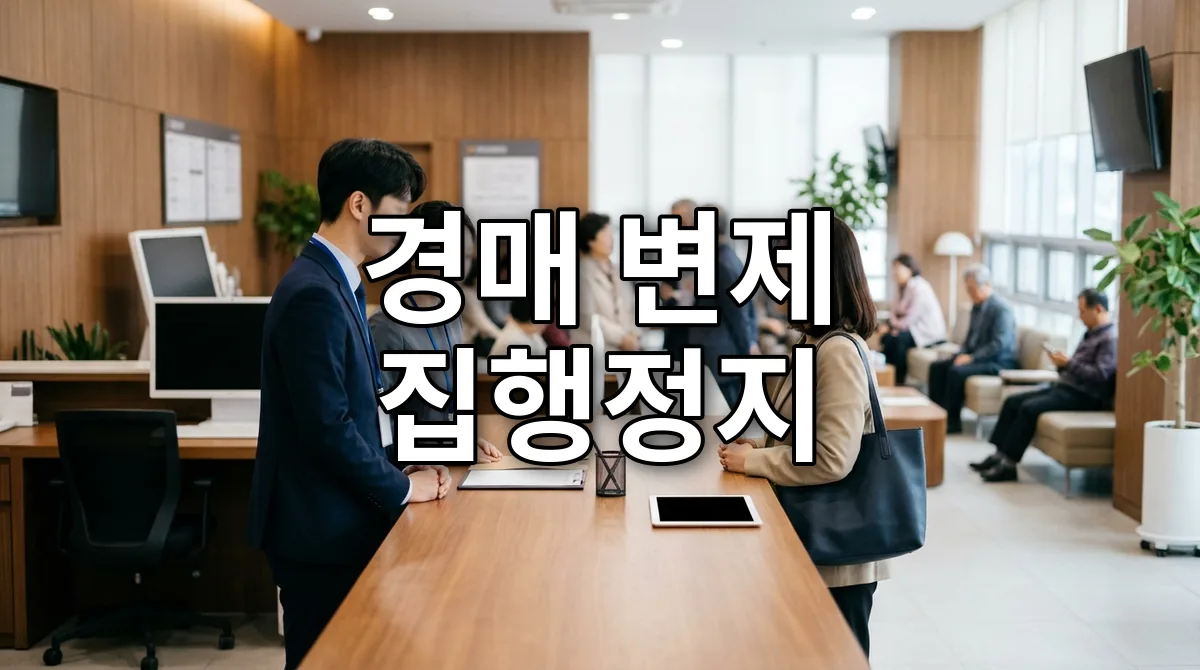 경매 변제 집행정지