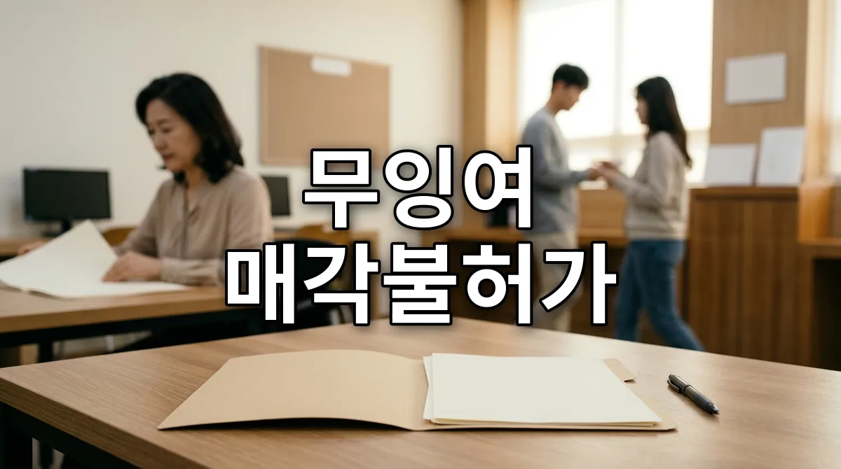 무잉여 매각불허가
