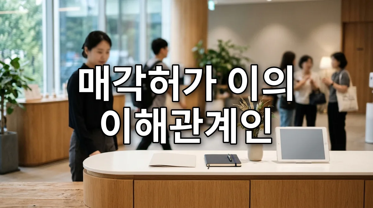 매각허가 이의 이해관계인