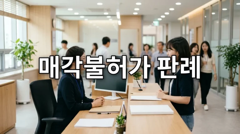 매각불허가 판례